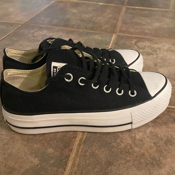 SOLD - Black Platform Converse - Picture 2 of 3